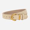Trendy Pin Buckle Waistband Casual Business Waist Strap Women Suede Leather Belt
