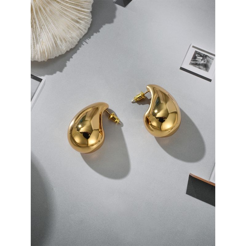 Cold Style Metal Women's Hollow European and American Fancy Water Drops
