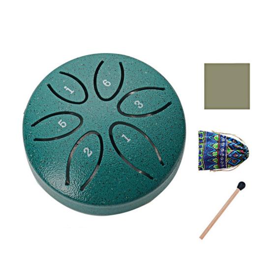 Steel Tongue Drum 6 Notes Mini for Kids 3 Inches Rain Drums Outside Rain