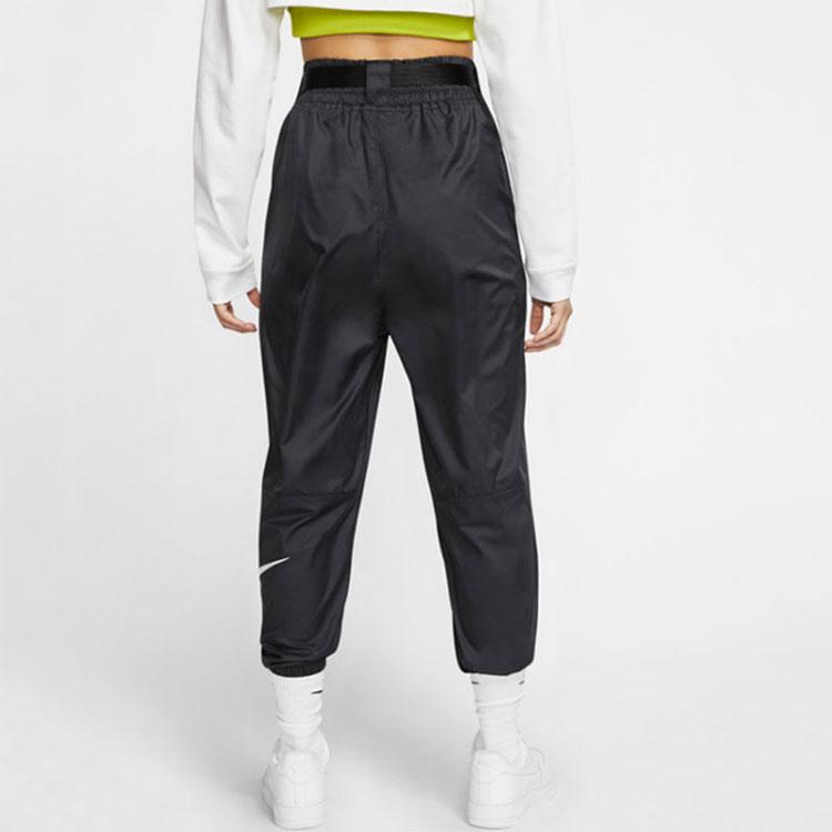 Nike Спортивные длинные брюки с карманом и логотипом в стиле колор-блок для женщин, низ, черный DB3867-010