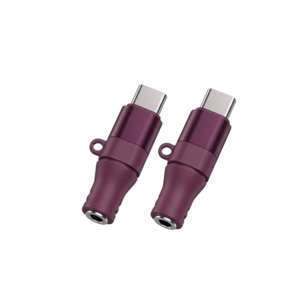 Type‑C to 3.5mm Audio Jack Adapter, DAC Digital Decoding Earphone Converter, Portable Type C Headphone Aux Adaptor