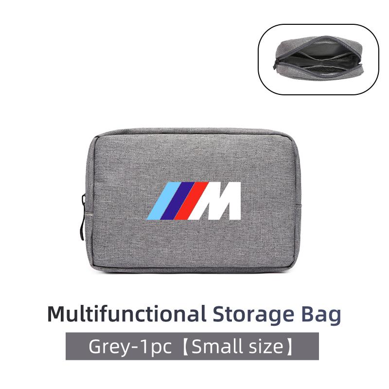 Car Digital Storage Bag USB Data Cable Organizer Accessories For BMW E70 E91 E30 G30 E53 M3 M5 X6 X4 X7 E92 E93 X1 X3 X5 PU0