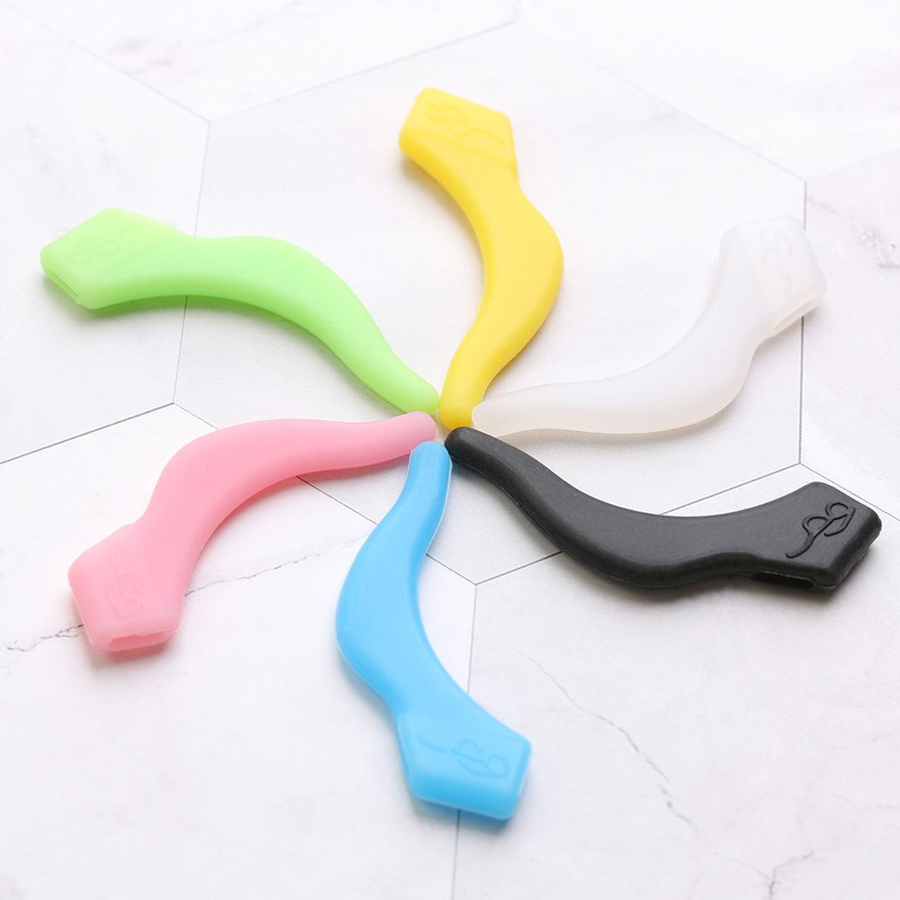 Eyewear  Anti Slip Silicone Sports Temple Tips Soft Ear Hook Eyeglass Holder Glasses Ear Hooks