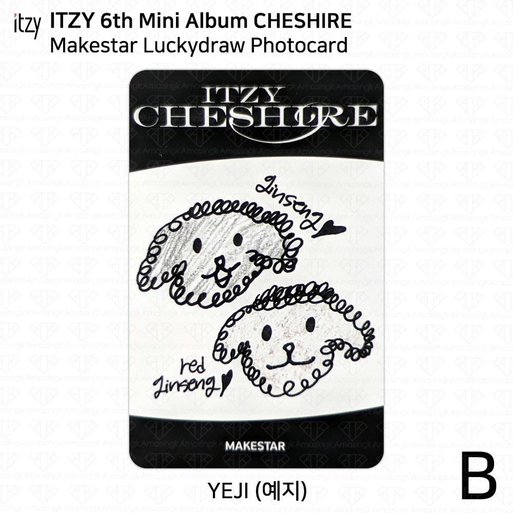 ITZY 6th Mini Album Cheshire Makestar Lucky Draw Photocard 2 Versions KPOP K-POP