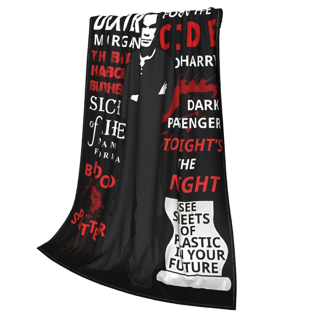 Dexter Morgan Harry's Code Blankets Fleece Relax Ultra-Soft Throw Blankets for Bedding Rug Piece