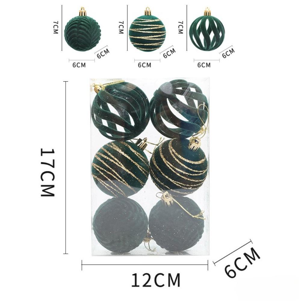 Рождественский шар, красный, плюшевый, расписной шар, украшение для елки, подвесной шар, украшение для окна, украшение, рождественский бархатный шар