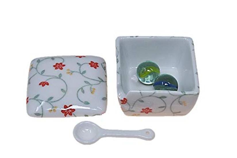 Таматэбако Приправа Сделано с Контейнером для приправ для Коммерческого ACSWEBSHOP Оригинальный контейнер, Япония, Керамика, Ложка, Ичими, Соль, Саншо,