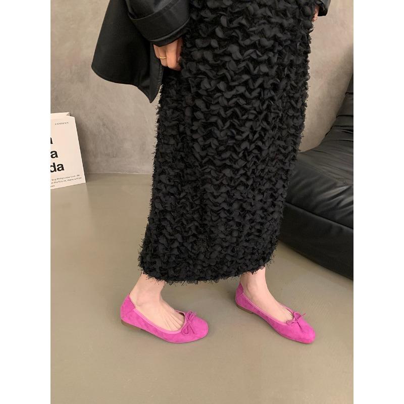 Design Fashion Flats Shoes Women Ballerinas Round Toe Bowtie Slip On Ballet Flats Lazy Loafers Moccasins Ladies Casual Shoes