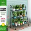 3 Layers Iron Flower Pot Stands Plant Shelf Stand Succulent Rack Balcony Simple Indoor Garden Shelves Shoes Book Rack Home Decor
