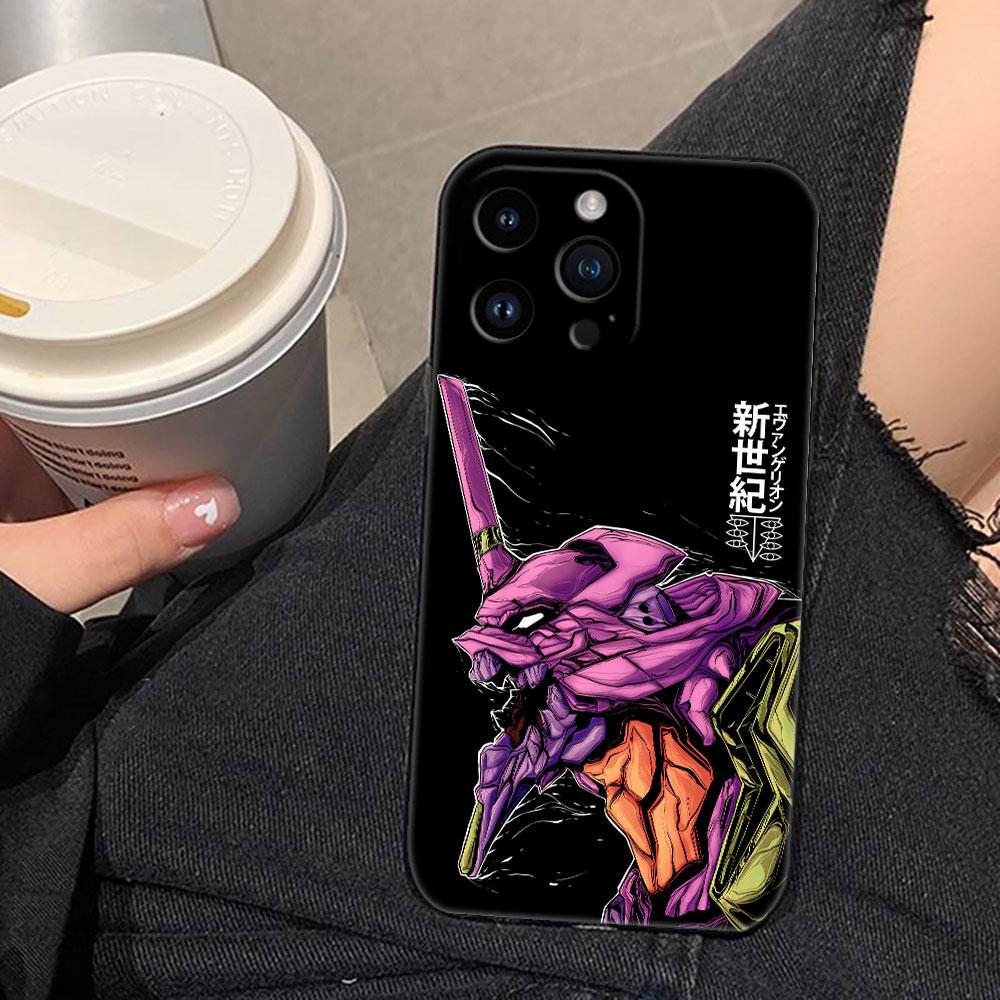 N-Neon G-Genesis E-Evangelion 01 02 Чехол для телефона For iphone Apple 17 AIR 16E 16 15 14 13 12 11 Pro XR Max 8 7 Plus Чехол из ТПУ