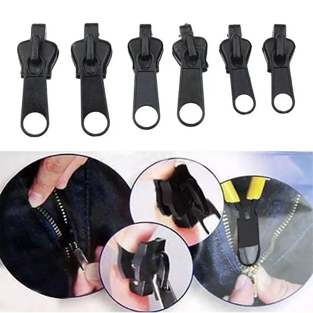 Fixed Zipper Pull Fixed Zipper Pull Instant Zipper Slider Kit, Instant Zipper Set, Removable Replacement Kit, Instant Zipper Set
