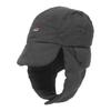 Trekking Hat HINOC RIPSTOP DOWN EAR FLAP CAP NA24413B10 Black One Size Fits Most [Nanga] [Item]