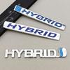 3D Металлическая Наклейка на Автомобиль Логотип HYBRID Наклейка на Крыло Боковая Задняя Часть Багажника Шильдик Эмблема Для RAV4 Prius Camry Accord Sienna Авто Аксессуары