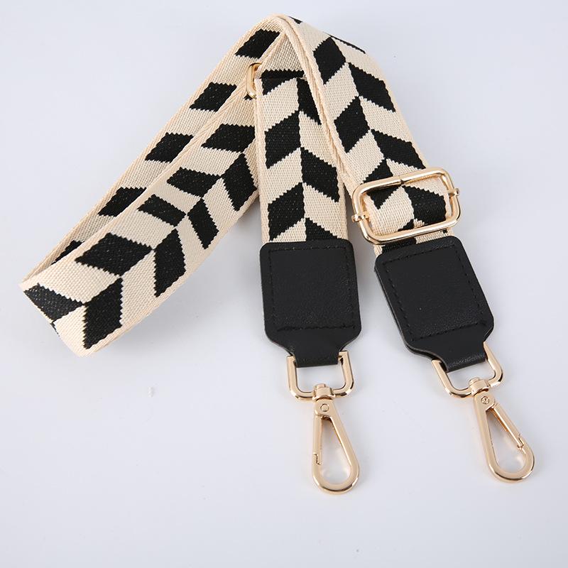 New Diamond Bag with Color Bag Accessories Wide Shoulder Strap Adjustable Versatile Women's Bag Crossbody Replacement Strap