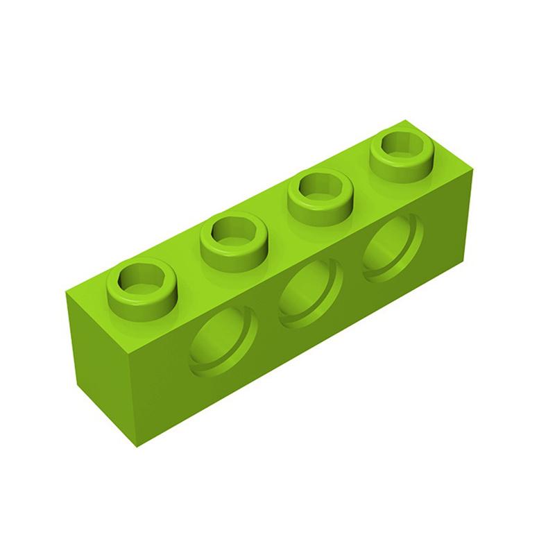 20pcs MOC Parts 3701 mattoni ad alta tecnologia 1x4 con 3 fori mattoni compatibili fai da te Building Block particelle Kid Puzzl