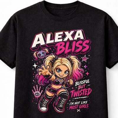 Alexa Bliss Twisted Goddess Wrestling Graphic Blissful Unisex TShirt