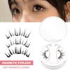 Repeatedly Magnetic Eyelashes with Applicator Magnetic False Eyelashes  Women Girls