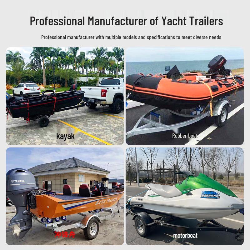 Shandong Marine Inflatable, Fiberglass, Speedboat, Yacht, Dinghy, Jet Ski Trailer
