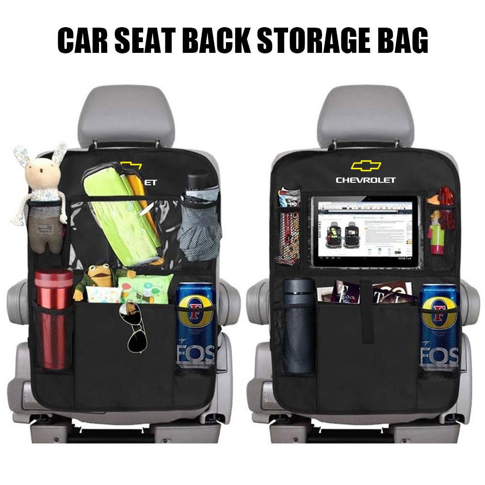 AABJT1 Car Seat Back Pocket Multi-functional Storage Bag For Chevrolet Cruze Lacetti Sonic Spark Sail Aveo Cobalt Malibu Captiva Camaro