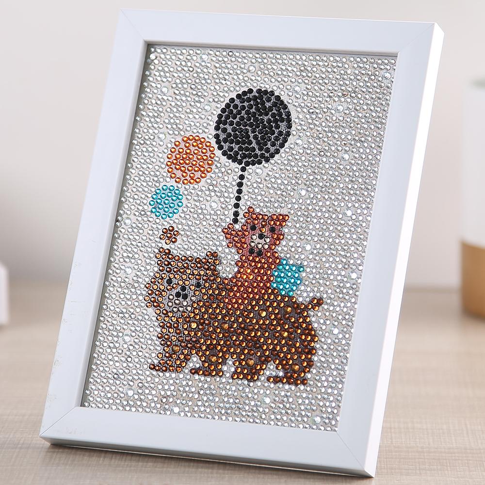 5D комплект алмазной живописи мультфильм животных Зебра мозаика рамка вышивка Diy дети ручной работы украшения комнаты украшения