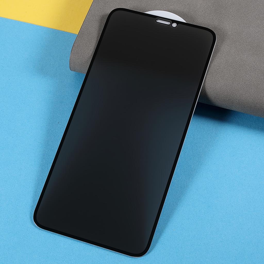 Защитная пленка для экрана с защитой от шпионажа для iPhone 11, Высокое алюмосиликатное стекло, Полный клей, Шелкография, Пленка для экрана телефона