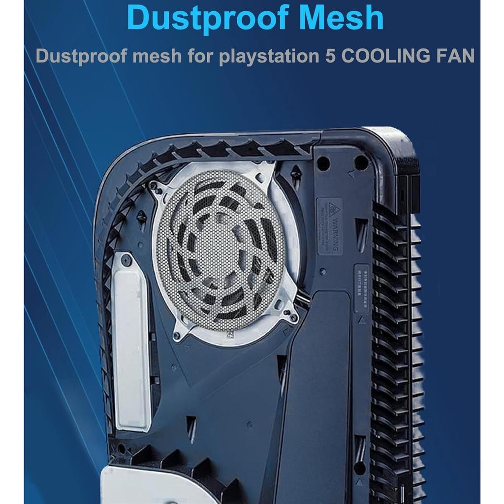 Пылевой фильтр для вентилятора PS5, простой в использовании, новый дышащий пылезащитный чехол для вентилятора охлаждения PS5, комплект пылезащитного чехла для вентилятора радиатора PS5
