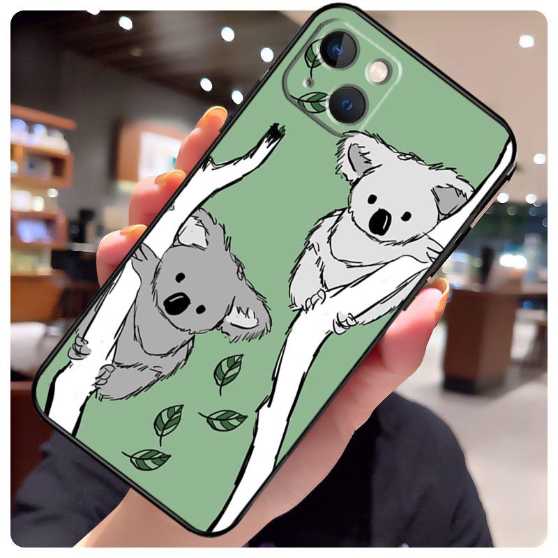 Мультяшный Чехол Животное Коала Для iPhone 13 Pro Max 16 15 11 12 14 17 Pro Max mini 15 16 Plus 16e 17 Air Чехол для Телефона