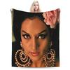 Super Soft Throw Blanket Travel Car Lola Flores Blanket  Flannel Bedspread For Living Room Funny Sofa Bed Cover