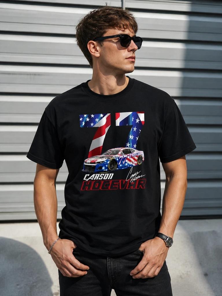 Carson Hocevar #77 NASCAR-2026 Racing T-Shirt Fan Gift Shirt Unisex
