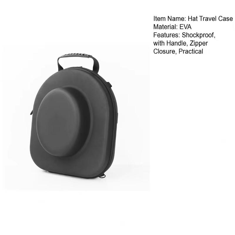 1Pc Hat Case Carrying Bag EVA Durable Cowboy Hat Storage Box Hat Holder Travel Bag Felt Hat Box For Hat Closet Baseball Hat