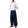 Carhartt WIP Ss24 W Толстовка с капюшоном Casey с логотипом, карман на груди, свободный крой, спущенное плечо, длинный рукав, худи, женская толстовка, серый, I032644-1DQ-XX