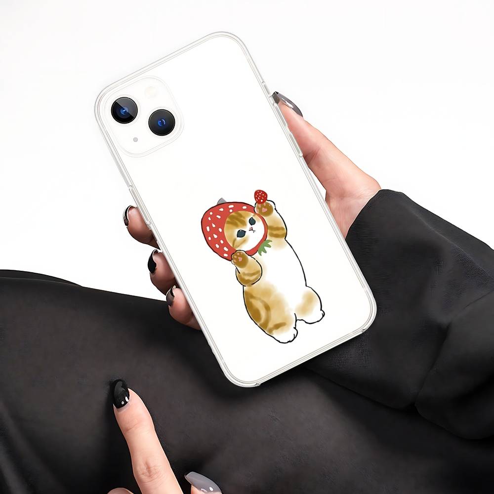 Чехол для телефона Милый M-Mofusands Для Samsung S26 S25 S24 S23 S22 S21 S20 Note20 Note10 Plus Ultra Lite Edge 5G Прозрачный Мягкий ТПУ Чехол