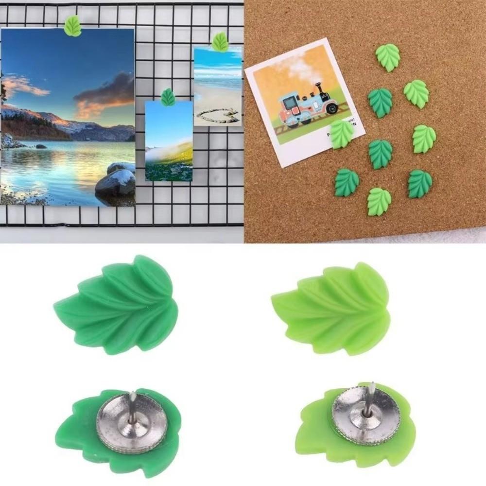 Leaf Shaped Leaf Push Pins Botanical Pushpins New Plant Thumb Tacks Photo Wall