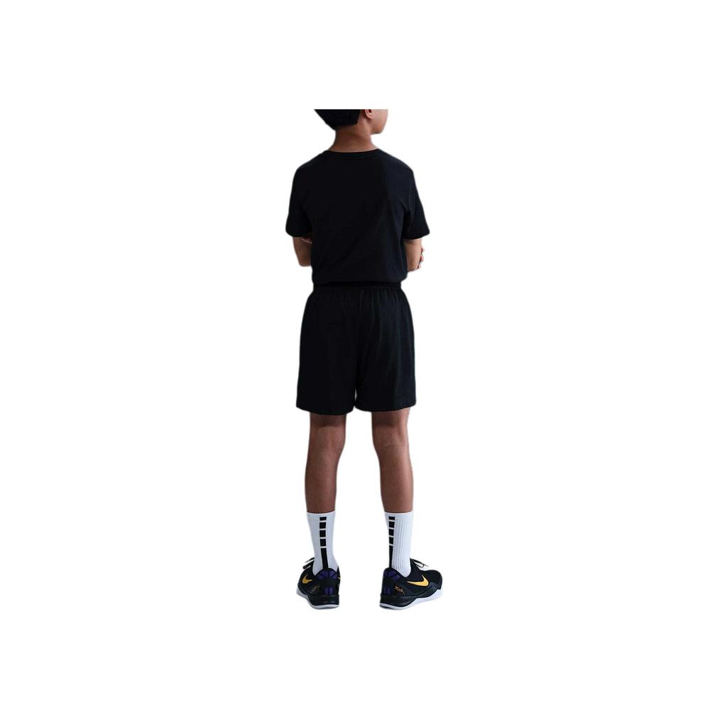 Nike Повседневные простые удобные шорты Dri-Fit, приятные к коже, детские шорты, черно-белые HJ1005-010