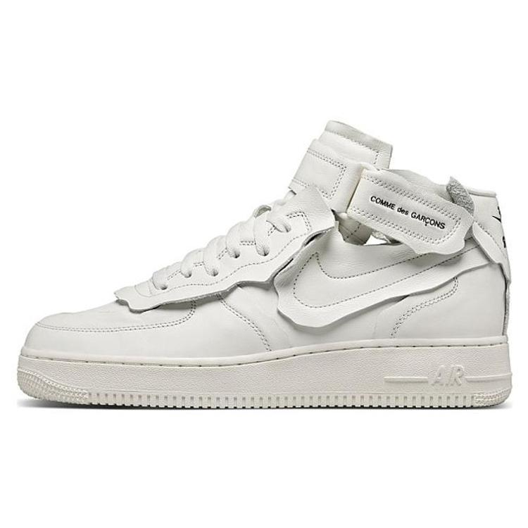 Nike X Comme Des Garcons Air Force 1 Mid 'Triple White' DC3601-100
