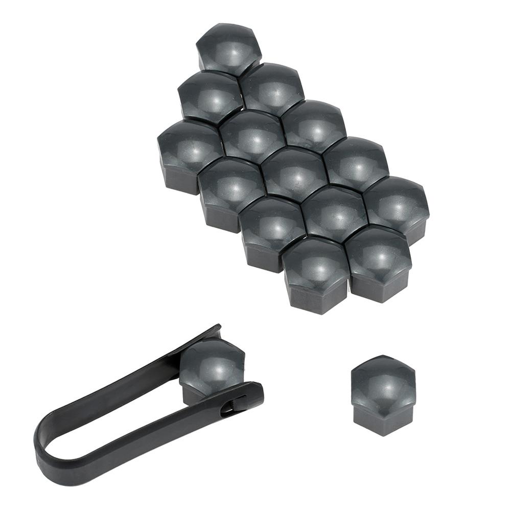 Набор из 16 + 4 шт., универсальные 17 мм автомобильные колпачки для болтов с гайками колес, запорные колпачки