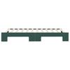 Pull Out Daybed Dark Green 100 x 200 cm Velvet