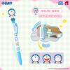 Ldcx Doraemon Face-Changing Gel Pen & Moonlight Pen Press Type Black Ink Cute Anime Stationery  Decompression  Gift