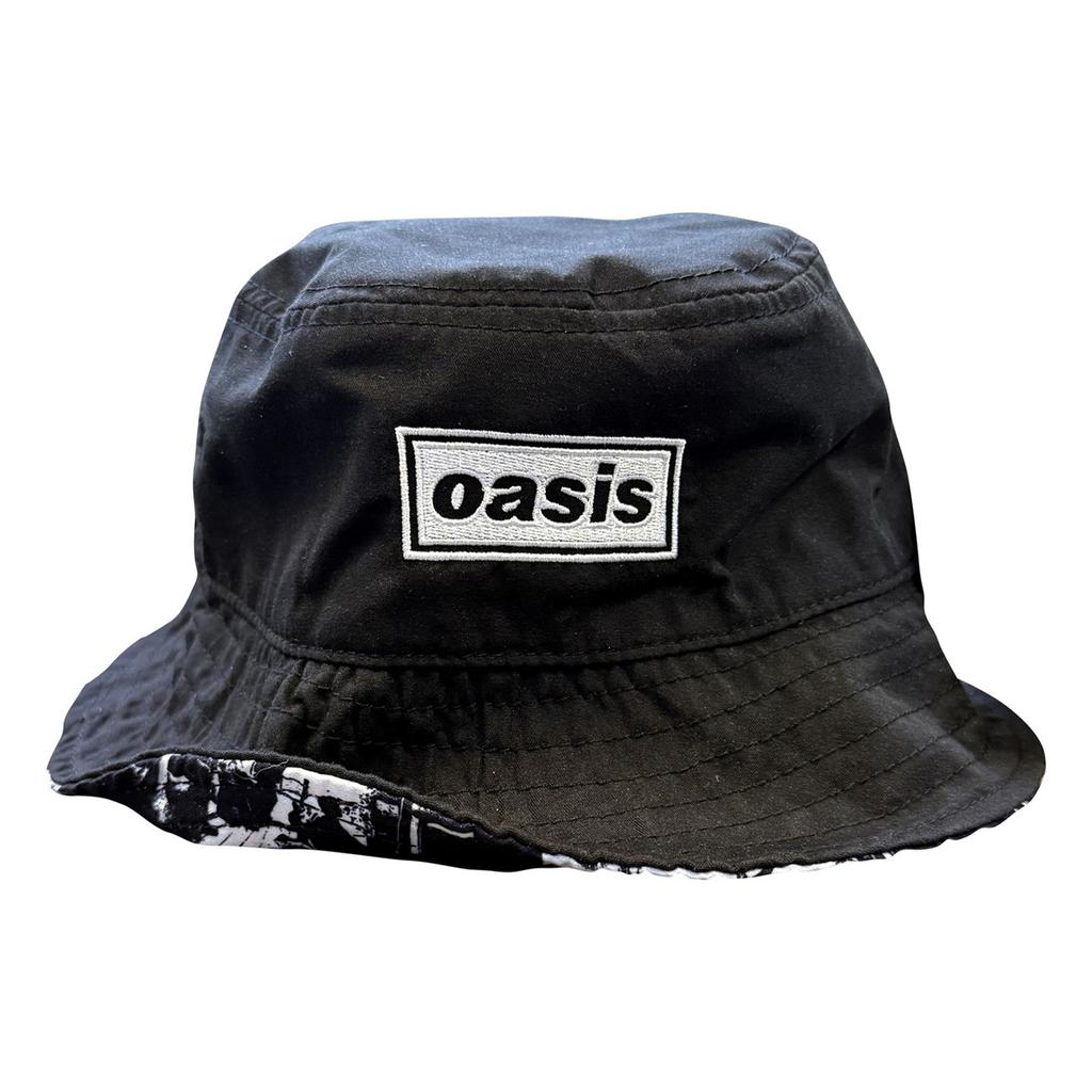 Панама с логотипом Oasis Definitely Maybe, двусторонняя