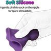 1Pair Silicone Nipple Clamps with Strong Suction Cup Nipple Inversion Corrector Sex Toy for Adult Breast Pump Chest Massager 18+