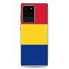 Coque Téléphone - Samsung - Galaxy S20 - Drapeau Roumanie - Souple - Multicolore