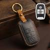 3 4 6 Кнопок Брелок Дистанционный Подходит Для Kia Sportage Cerato Optima K3 K4 K5 Rio Picanto K2 Soul Sorento Ski Sedona Натуральная Кожа Автомобильный Брелок Чехол