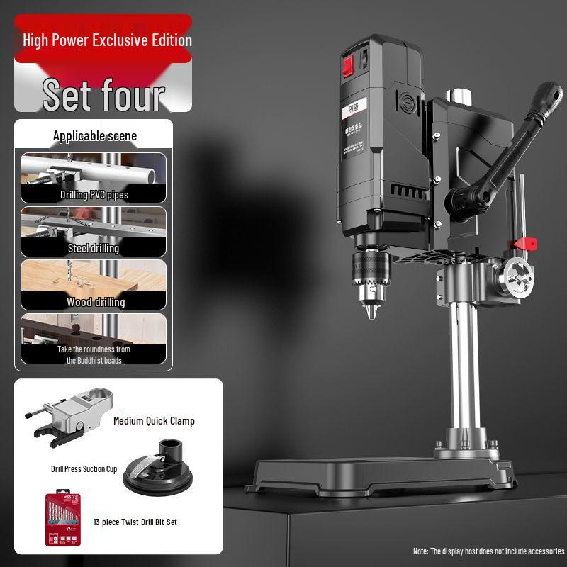Высокомощный промышленный настольный сверлильный станок 220В: Многофункциональный бытовой дрель