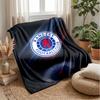 Rangers FC Soft Flannel Fleece Blanket Lightweight Cozy Warm Throw Blanket For Sofa Bed Home Decor
