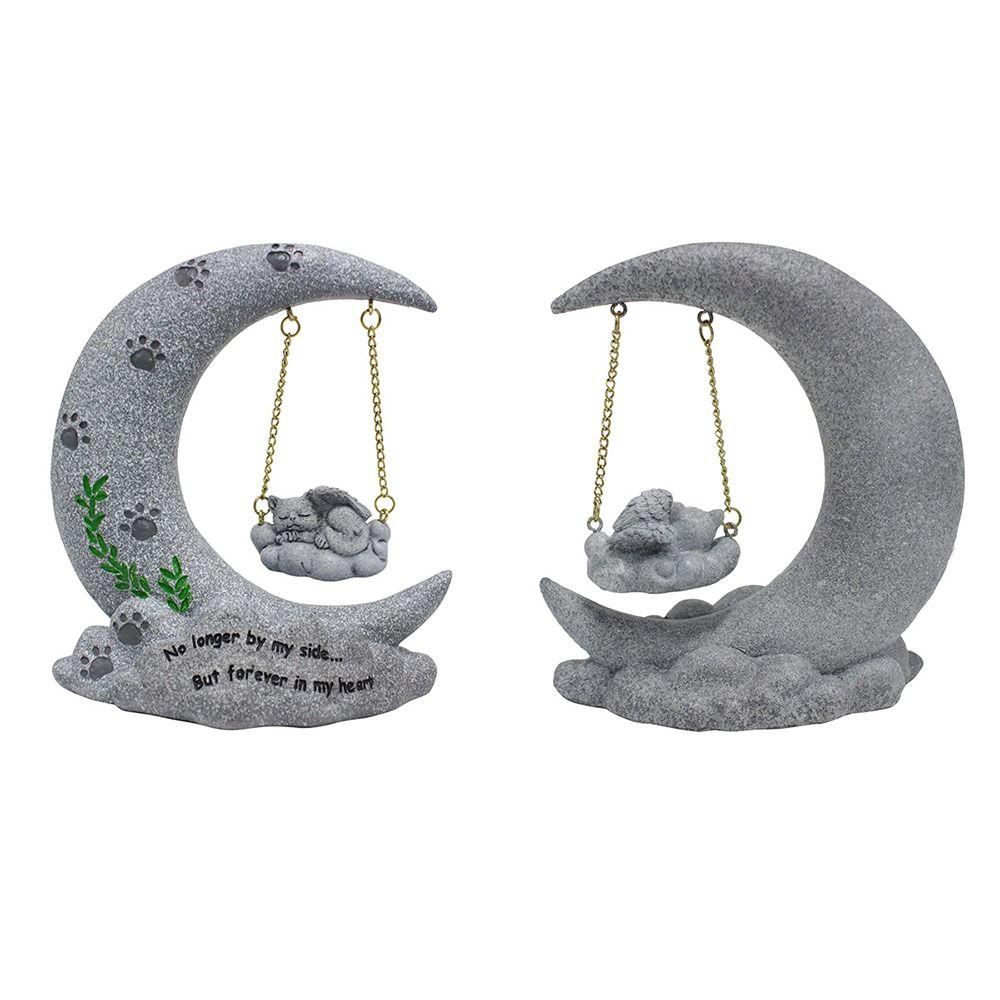 Resin Pet Memorial Stone Cat Passing Away Bereavement Gifts Cat Memorial Gifts Garden