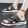 2024 Лето Новые Пляжные Туфли Мужская Модная Корейская Обувь Индивидуальность Выход Две Носить Крутые Тапочки Мужские Сандалии