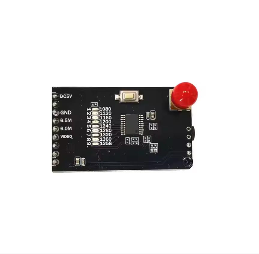 Skyzone 1.2G 1.3G VRX 9 Channels 1050MHz to 1380MHz FPV Video Analog Receiver with AV Out for RC FPV DJI Drone Goggles V1 V2