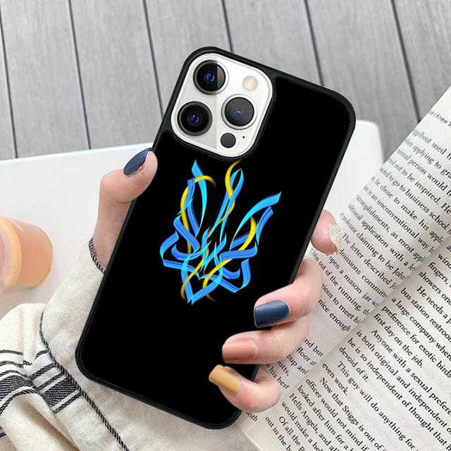 Чехол для телефона с флагом Украины для iPhone 17 Air 16 16e 15 14 plus 11 12 13 Pro max Мягкий бампер Защитная оболочка coque