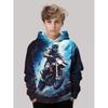 3D Printed Extreme Motorcycle Pattern Hooded Sweatshirt Children's Clothing, Perfect Gift