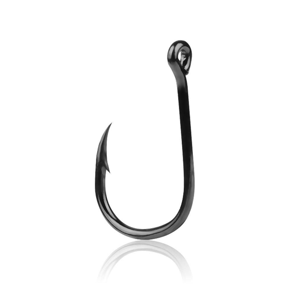100PCS/SET Sharp Carbon Steel Barb Fishook Fishing Hooks Fish Bait Durable Head